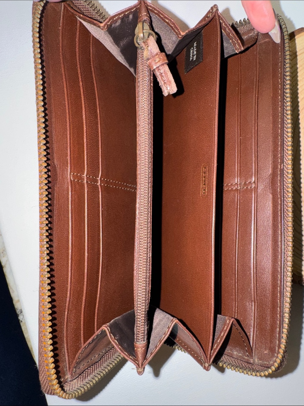 Vintage Coach Chelsea Zip Around Wallet Brown Leather | Classic Legacy | Zip Aro - Picture 7 of 9